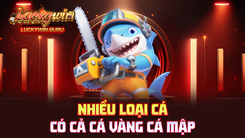 Nhiều loại cá – Có cả cá vàng cá mập